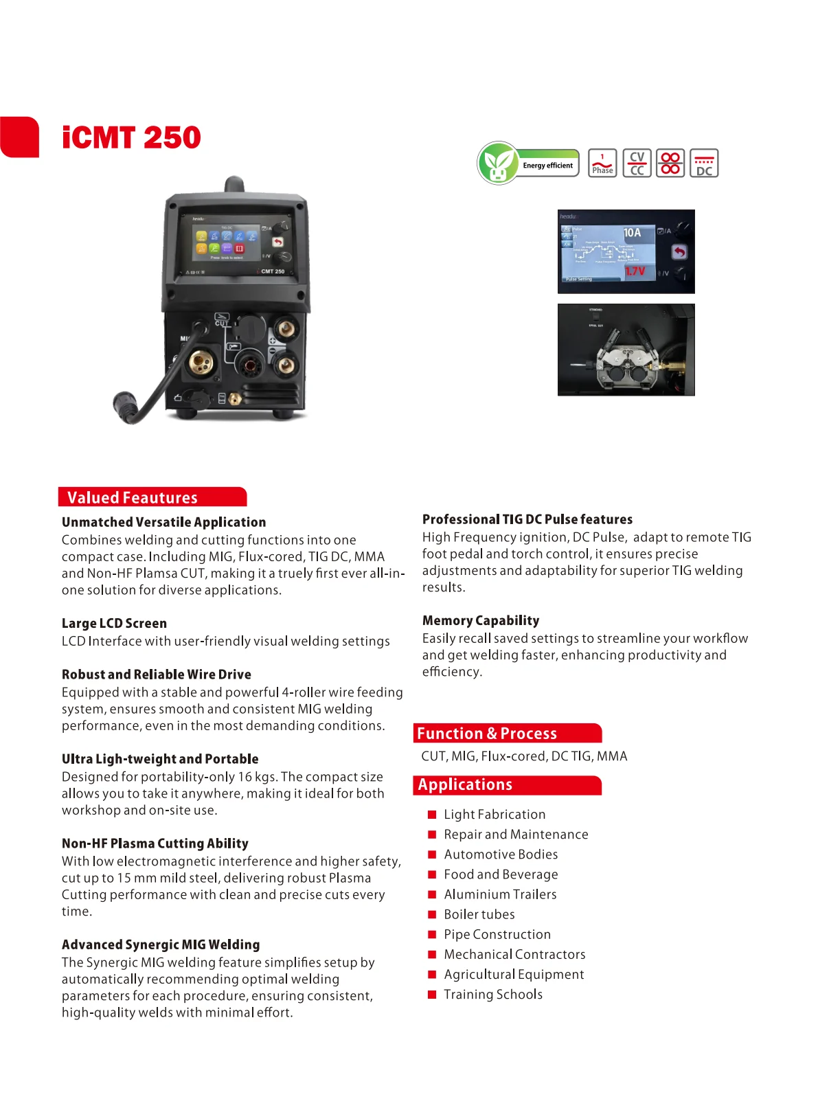 HEADUX i-Series Welding & Cutting Combo Catalogue - page 4 of 16