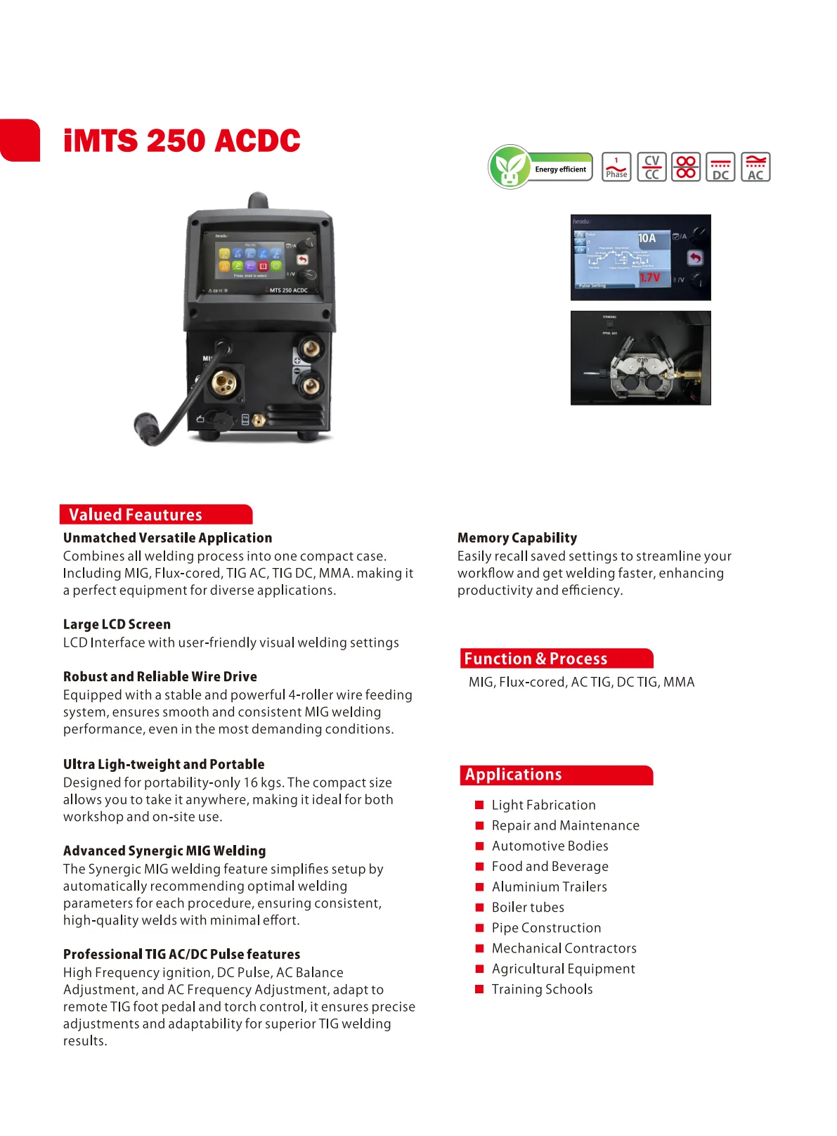 HEADUX i-Series Welding & Cutting Combo Catalogue - page 12 of 16