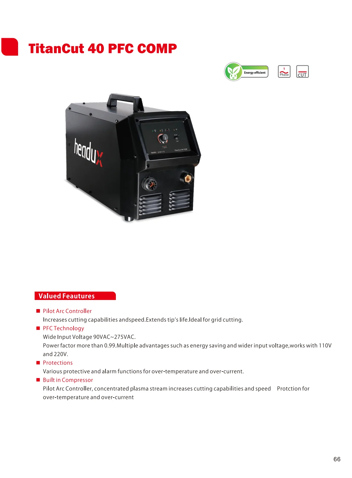 Cover of TitanCut 40 PFC COMP Product Catalogue