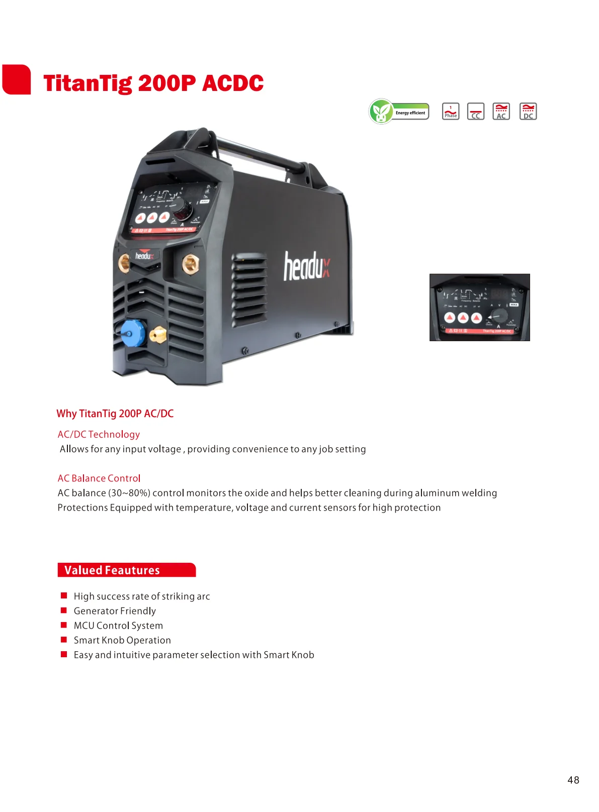 Cover of TitanTig 200P ACDC Product Catalogue