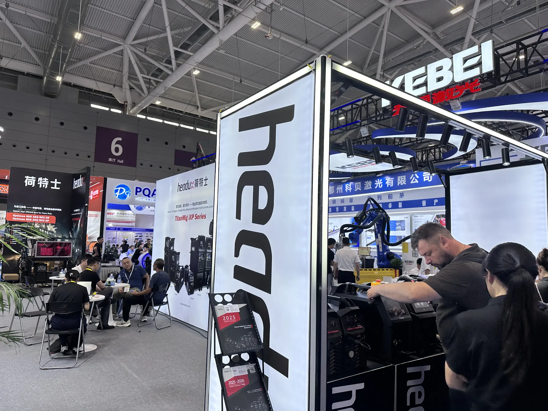 HEADUX booth in Hall 6 at the Beijing Essen Welding and Cutting Fair 2026